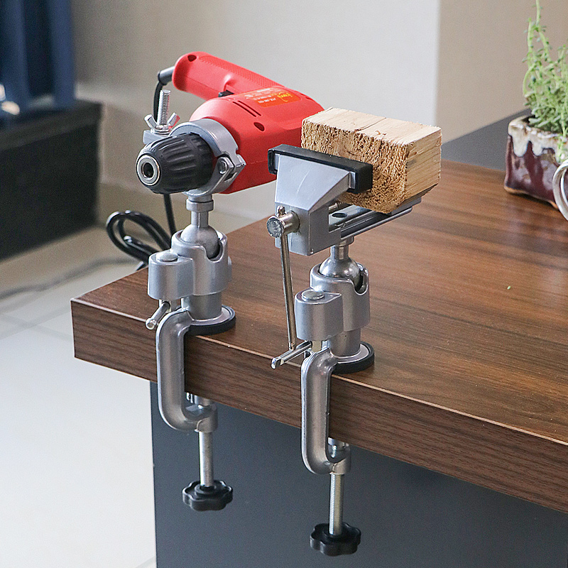Bench Vise Swivel - 360 Derece Evrensel Alüminyum Alaşımlı Masa