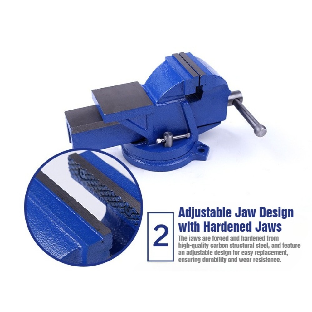 6 İnç Ağır Hizmet Tipi Tezgah  - Bench Vise Swivel incelemesi ve fiyatı
