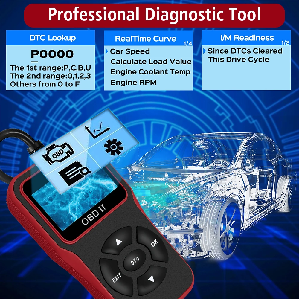 12V OBD2 Araçlar İçin Araba Ta - Workshop Tools English incelemesi ve fiyatı
